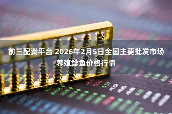前三配资平台 2026年2月5日全国主要批发市场养殖鲶鱼价格行情
