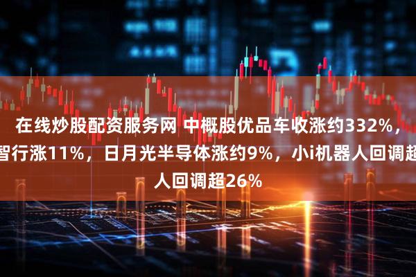 在线炒股配资服务网 中概股优品车收涨约332%，小马智行涨11%，日月光半导体涨约9%，小i机器人回调超26%